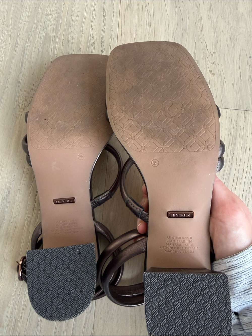 Frankie4 Ramsay Sandal Heel in Bronze - Picture 8 of 8